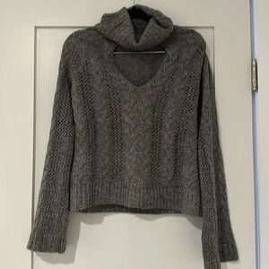 Intermix Cable Turtleneck Sweater